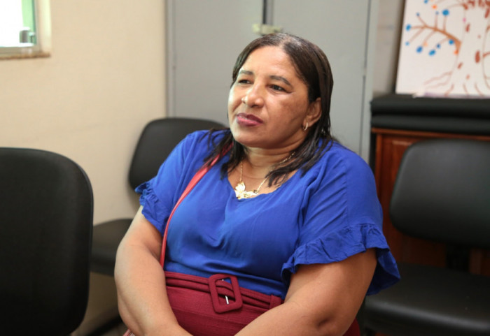 Valdecira Queiroz, paciente do Caps AD III.