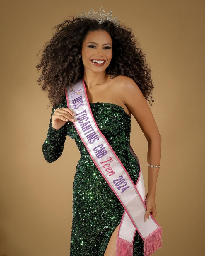 Wemily Ferreira, modelo de 19 anos natural de Araguaína, foi eleita Miss Tocantins CNB Teen. Foto: Reprodução Instagram