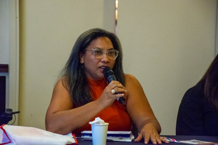 Rosy Franca, presidente do Sintet. 