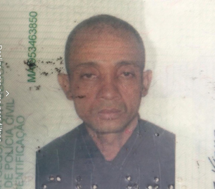 Reginaldo Lima Viana, 50 anos, morreu no local. (Foto: AN)
