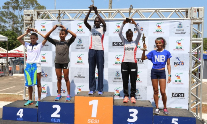Pauline Chapatei Chemei foi a campeã da prova dos 21 km (Foto: Márcio Vieira/Gov.TO)